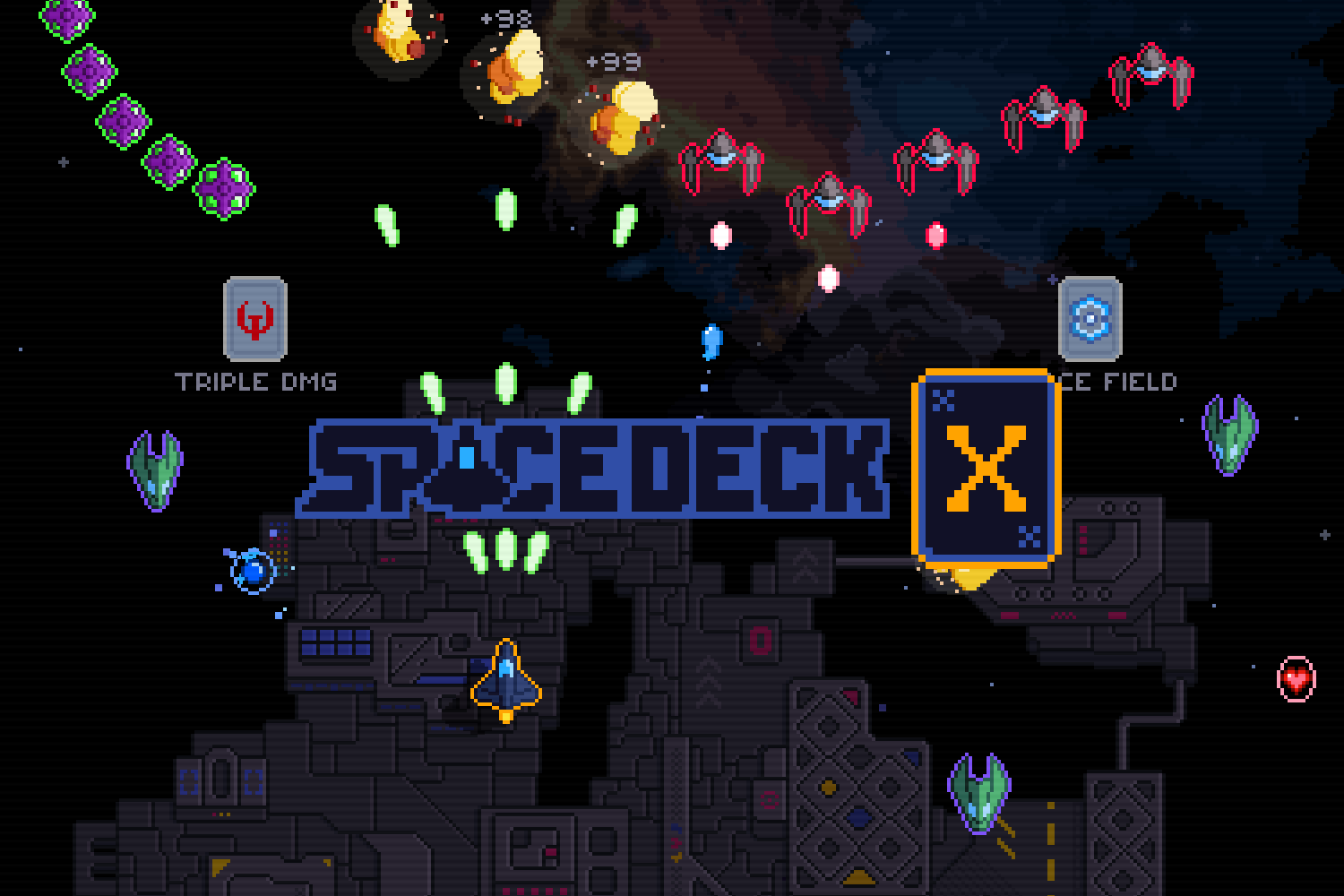 SpaceDeck X - The first shoot-em-up deckbuilder